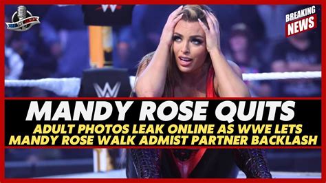 leaked mandy rose|Mandy Rose Was Released From WWE, And Responded After